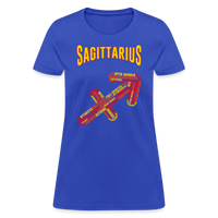 Thumbnail for Women's Power Words Sagittarius T-Shirt - royal blue