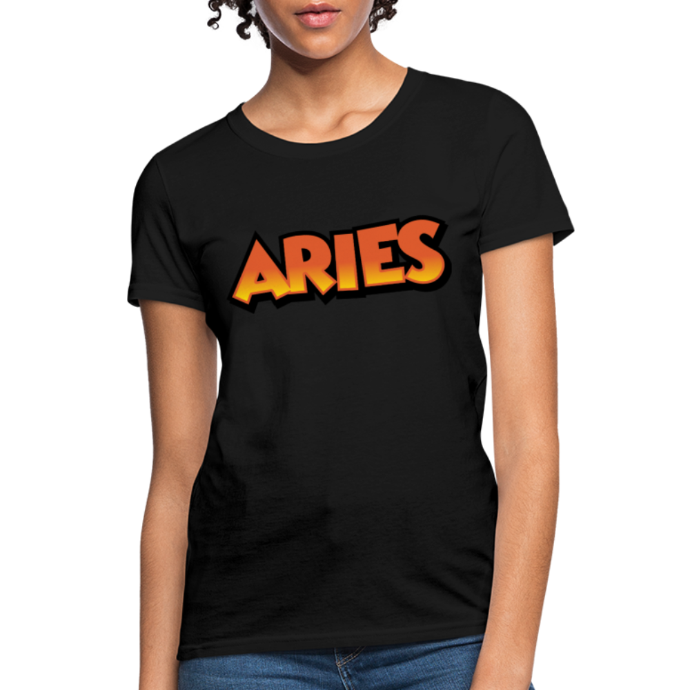 Women's Aries New Design T-Shirt - black