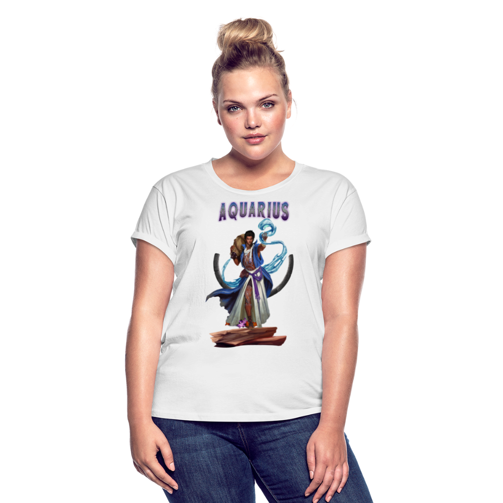 Women's Astral Aquarius Relaxed Fit T-Shirt - white