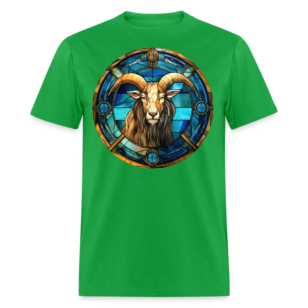 Men's Mosaic Capricorn Classic T-Shirt - bright green