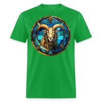 Thumbnail for Men's Mosaic Capricorn Classic T-Shirt - bright green