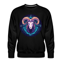 Thumbnail for Men’s Mystic Aries Premium Sweatshirt - black