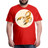 Thumbnail for Men's Mosaic Scorpio Premium T-Shirt - red