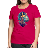 Thumbnail for Women’s Mythical Aquarius Premium T-Shirt - dark pink