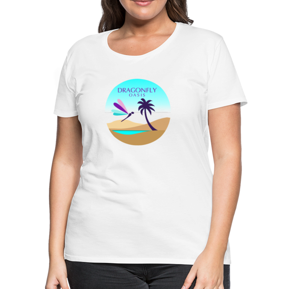 Women's Dragonfly Oasis V.2 Premium T-Shirt - white