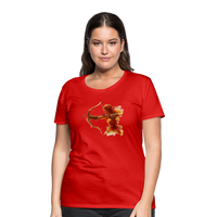 Thumbnail for Women’s Mythical Sagittarius Premium T-Shirt - red