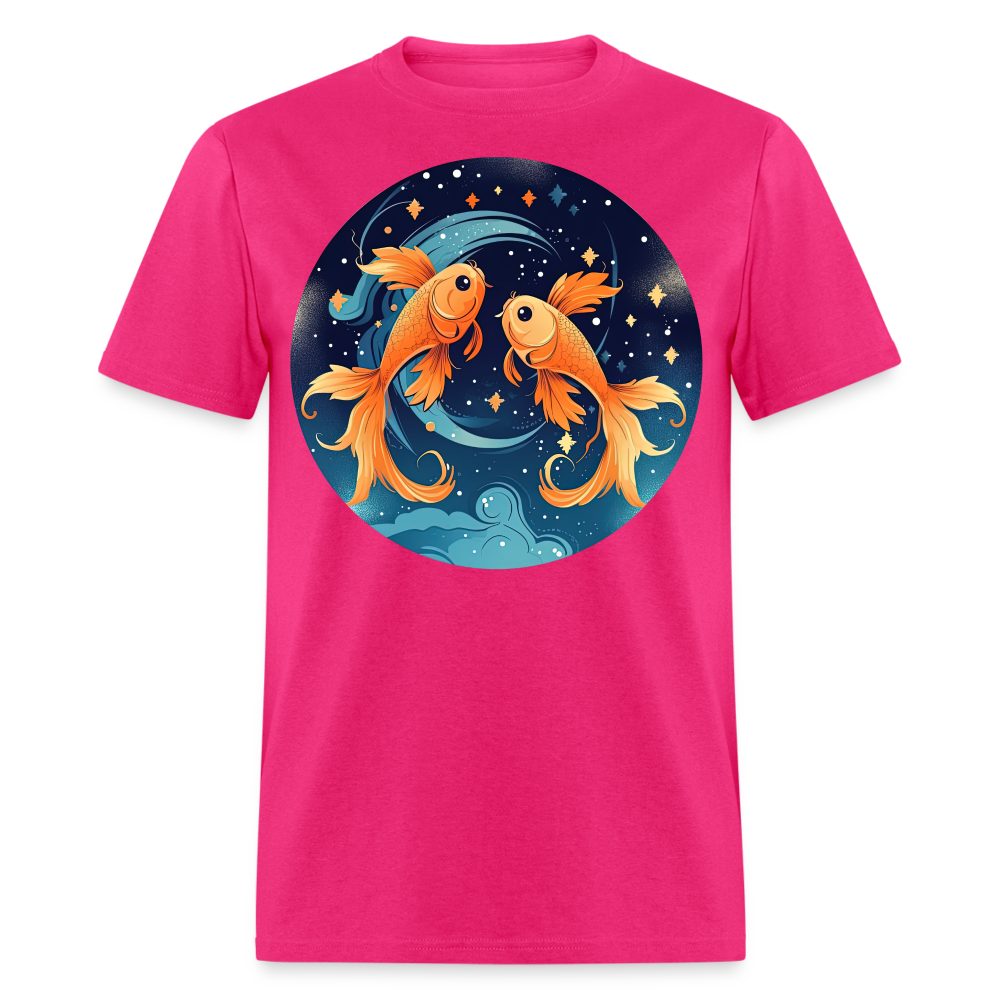 Men's Magic Pisces Classic T-Shirt - fuchsia