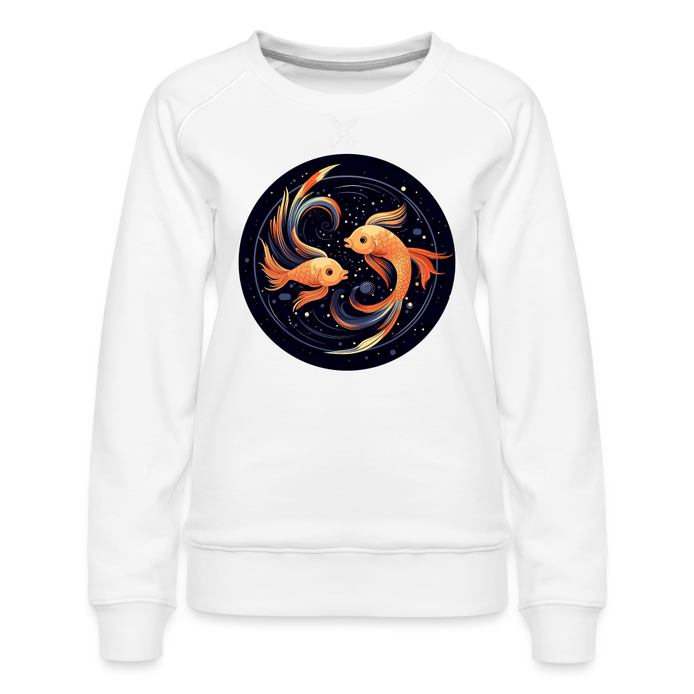 Women’s Mystic Pisces Premium Sweatshirt - white