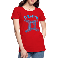 Thumbnail for Women's Power Words Gemini Premium T-Shirt - red