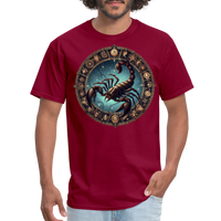 Thumbnail for Men's Mythical Scorpio Classic T-Shirt - burgundy