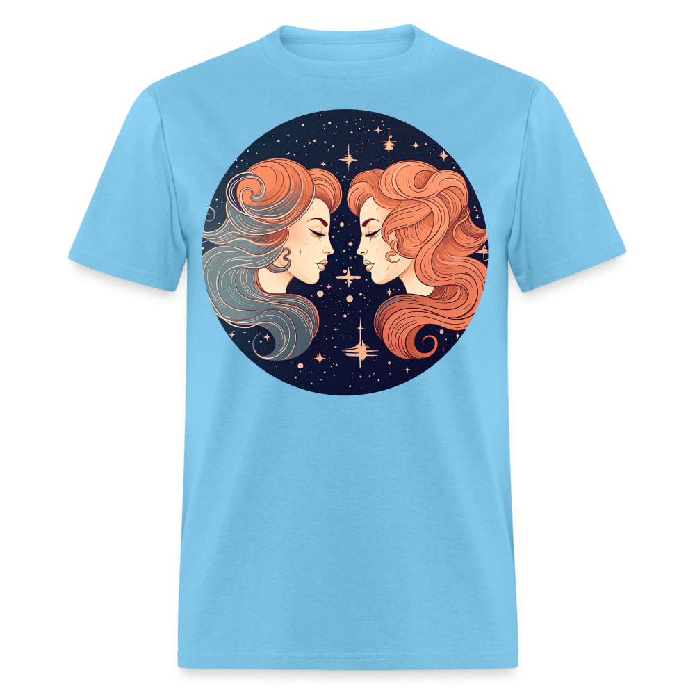 Men's Mystic Gemini Classic T-Shirt - aquatic blue