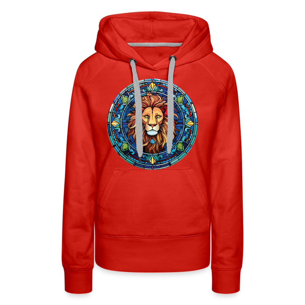 Women’s Mosaic Leo Premium Hoodie - red