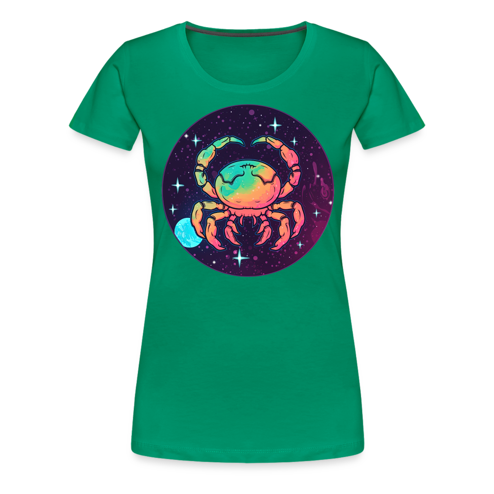 Women’s Mystic Cancer Premium T-Shirt - kelly green