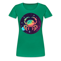 Thumbnail for Women’s Mystic Cancer Premium T-Shirt - kelly green