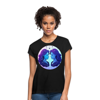 Thumbnail for Women's Magic Gemini Relaxed Fit T-Shirt - black