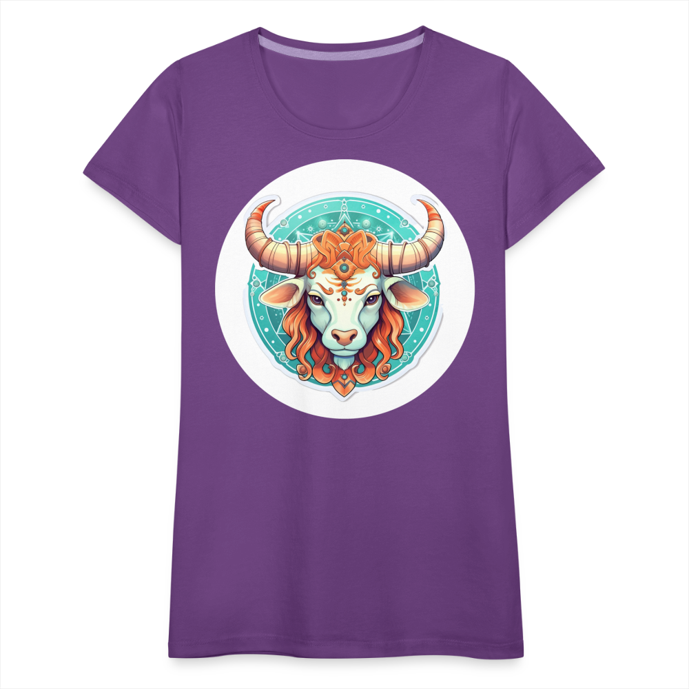 Women’s Symbol Taurus Premium T-Shirt - purple