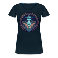 Thumbnail for Women’s Mystic Aquarius Premium T-Shirt - deep navy