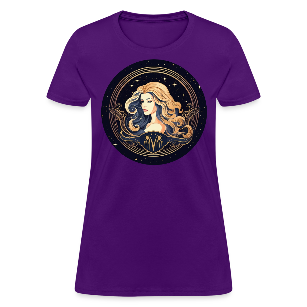 Women's Mystic Virgo T-Shirt - purple