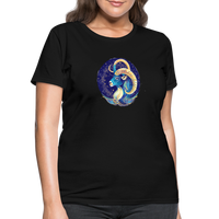 Thumbnail for Women's Mythical Capricorn T-Shirt - black