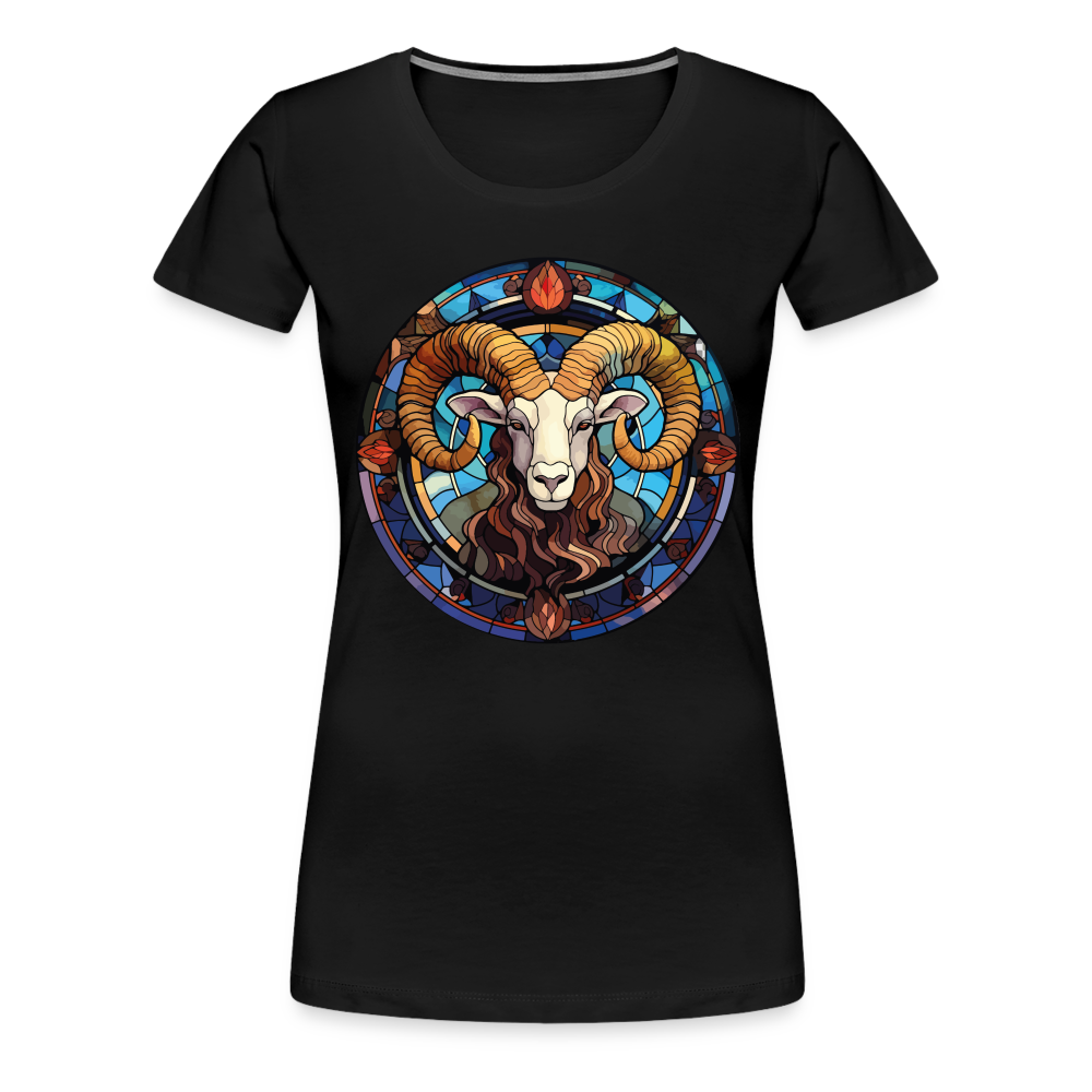 Women’s Mosaic Aries Premium T-Shirt - black