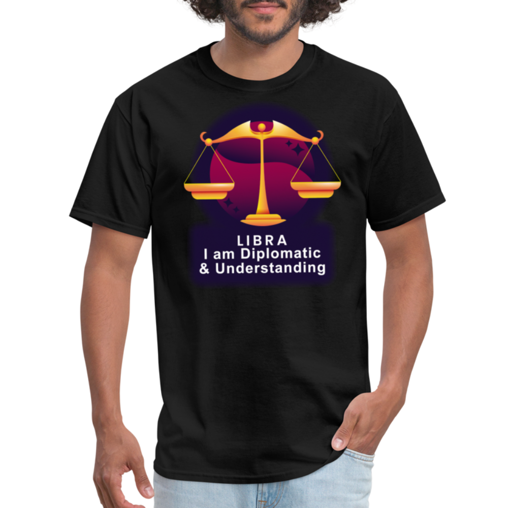 Men's Glow Libra Classic T-Shirt - black