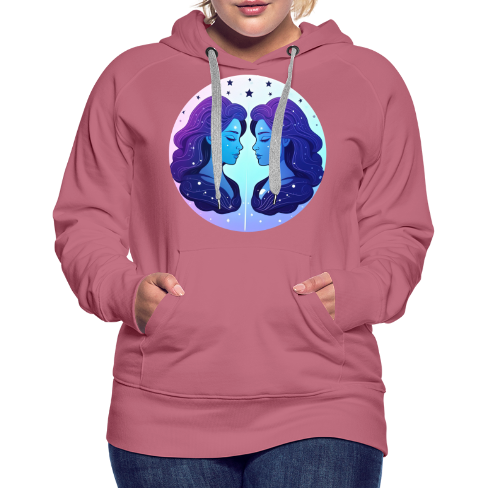 Women’s Magic Gemini Premium Hoodie - mauve