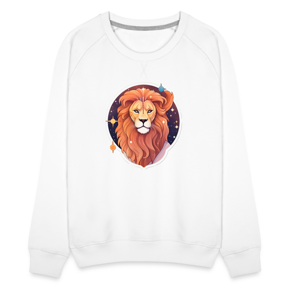 Women’s Symbol Leo Premium Sweatshirt - white