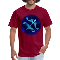 Thumbnail for Men's Stellar Sagittarius Classic T-Shirt - burgundy