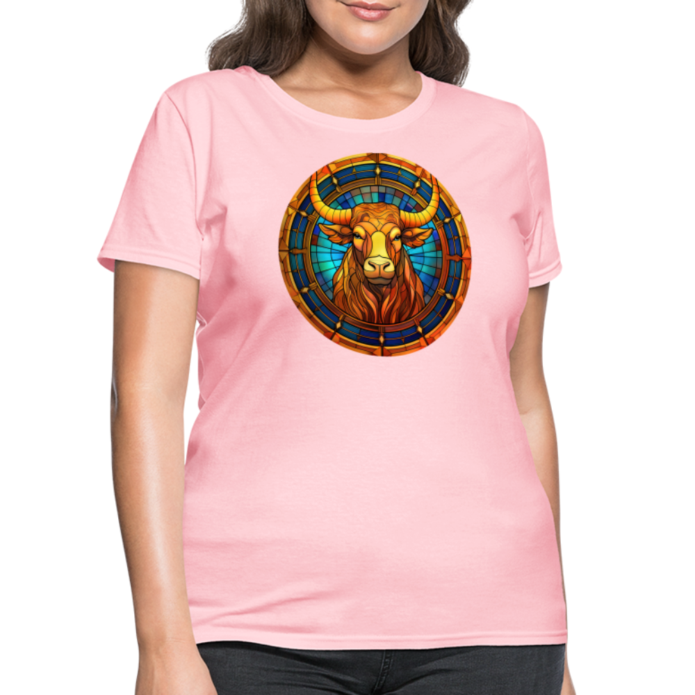 Women's Mosaic Taurus T-Shirt - pink