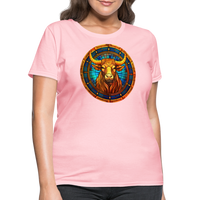 Thumbnail for Women's Mosaic Taurus T-Shirt - pink