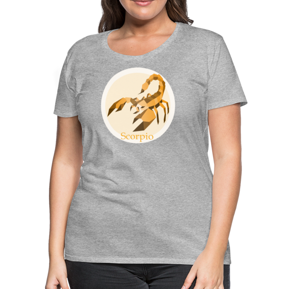 Women’s Mosaic Scorpio Premium T-Shirt - heather gray