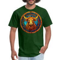 Thumbnail for Men's Mosaic Taurus Classic T-Shirt - forest green