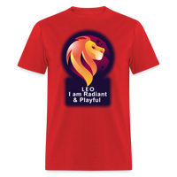 Thumbnail for Men's Glow Leo Classic T-Shirt - red