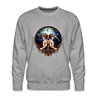 Thumbnail for Men’s Mythical Gemini Premium Sweatshirt - heather grey