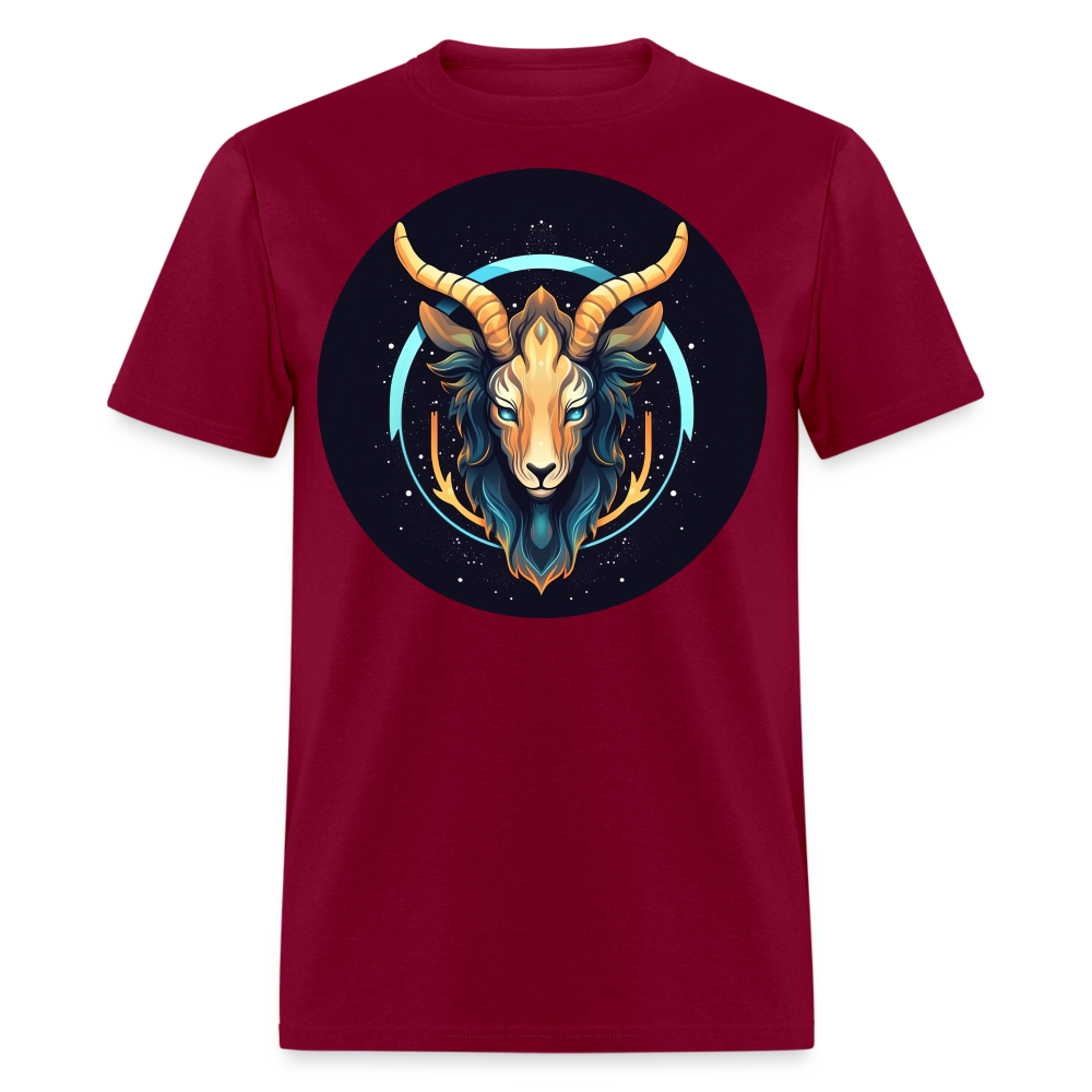 Men's Mystic Capricorn Classic T-Shirt - burgundy