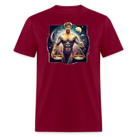 Thumbnail for Men's Mythical Libra Classic T-Shirt - burgundy