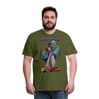 Thumbnail for Men's Astral Aquarius Premium T-Shirt - olive green