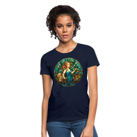 Thumbnail for Women's Mosaic Virgo T-Shirt - navy