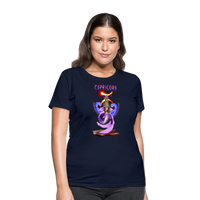 Thumbnail for Astral Capricorn Women's T-Shirt - navy