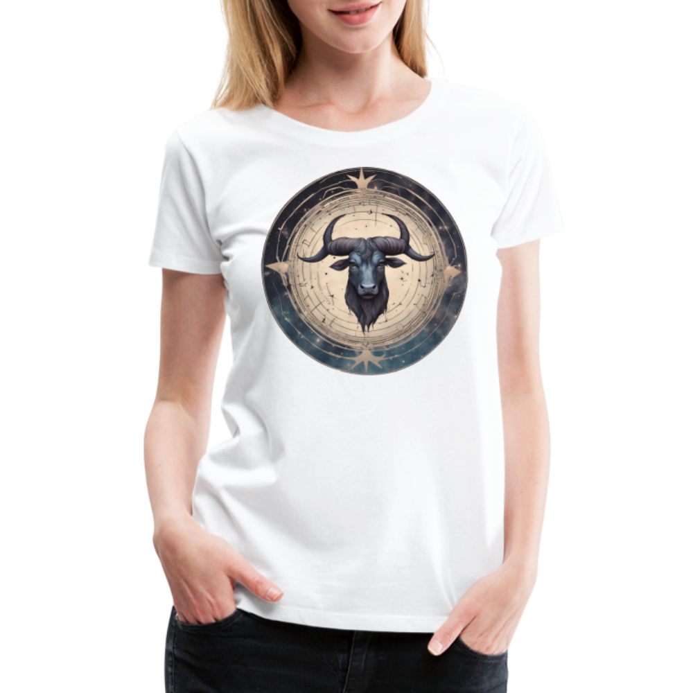 Women’s Mythical Taurus Premium T-Shirt - white