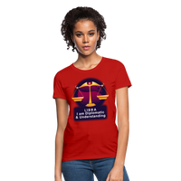 Thumbnail for Women's Glow Libra T-Shirt - red