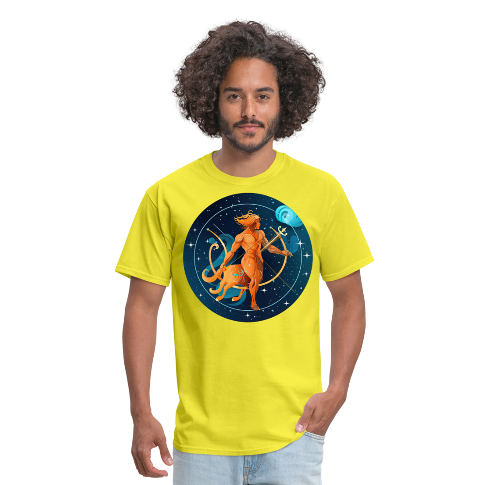 Men's Mythical Sagittarius Classic T-Shirt - yellow