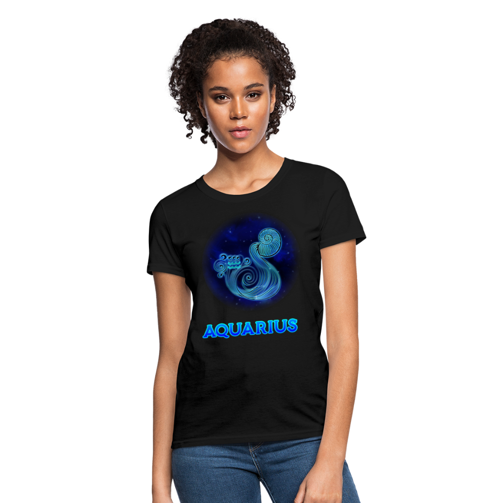 Women's Stellar Aquarius T-Shirt - black