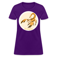 Thumbnail for Women's Mosaic Scorpio T-Shirt - purple