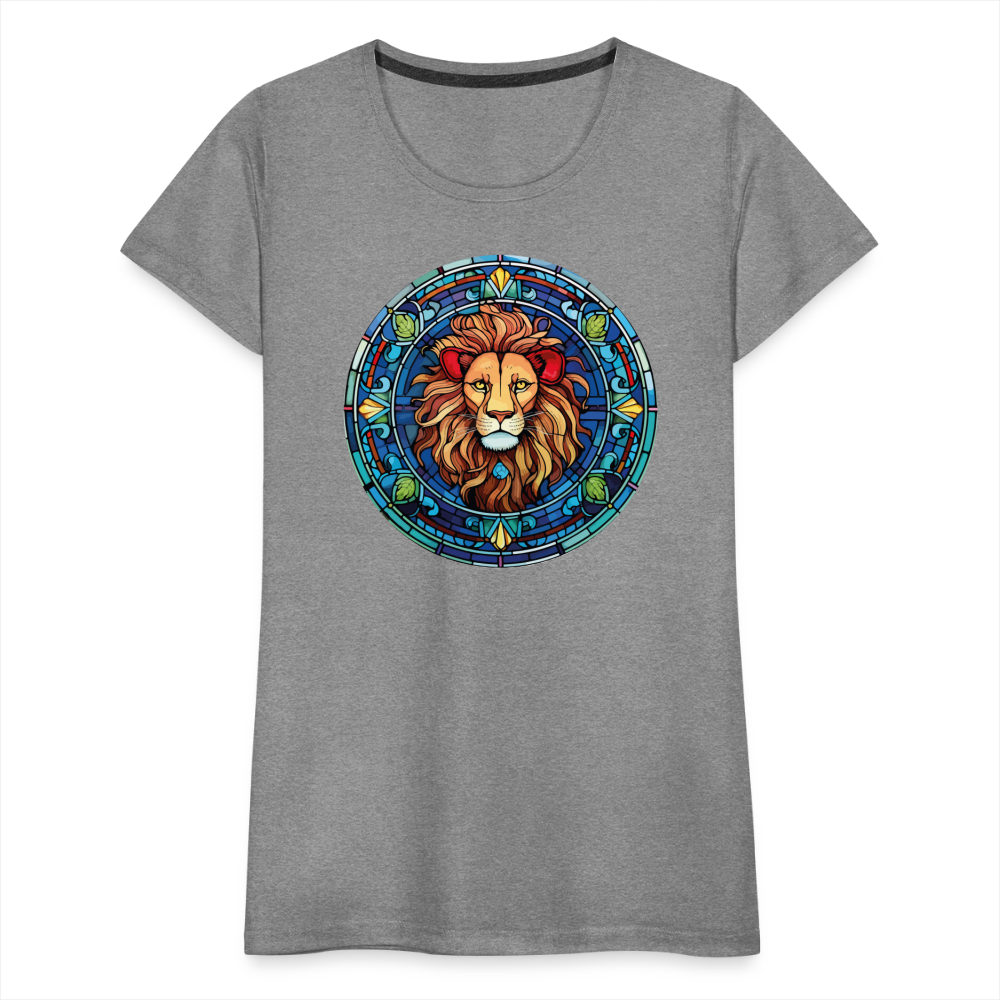 Women's Mosaic Leo Premium T-Shirt - heather gray