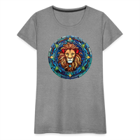 Thumbnail for Women's Mosaic Leo Premium T-Shirt - heather gray