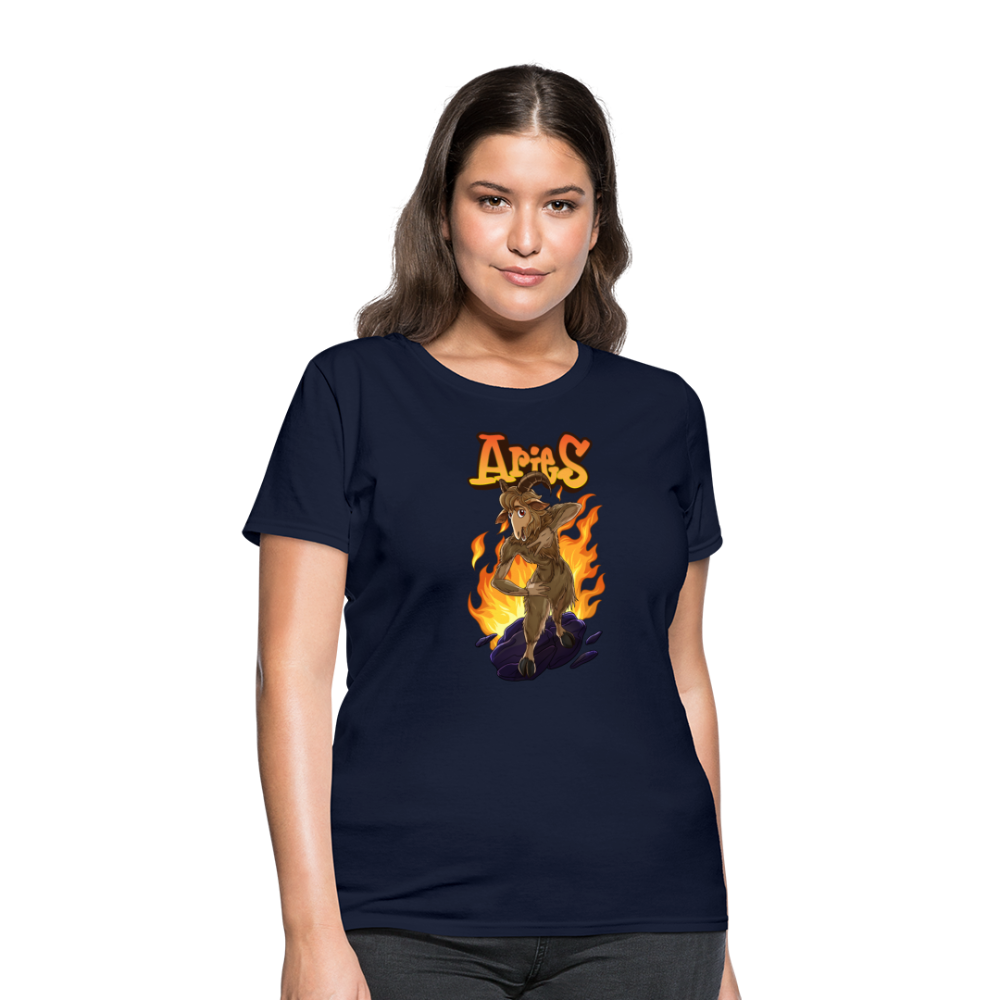 Women's Aries Narihndrab T-Shirt - navy