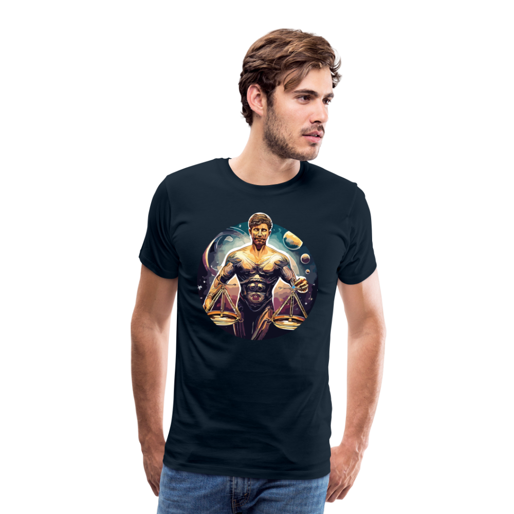 Men's Mythical Libra Premium T-Shirt - deep navy