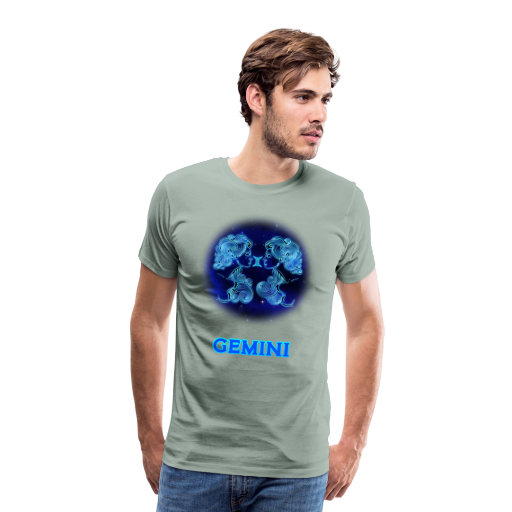 Men's Gemini Premium T-Shirt - steel green