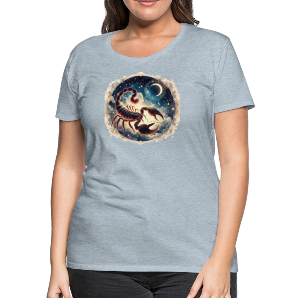 Women’s Mythical Scorpio Premium T-Shirt - heather ice blue